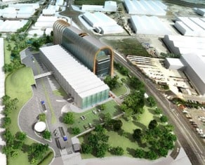 The EfW plant proposed by Veolia for a site at Cross Green